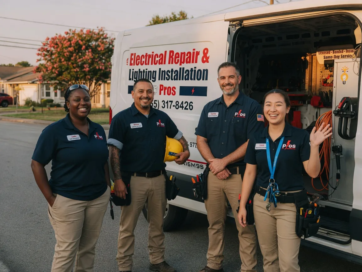 Licensed Electrician company in Valley View, TX